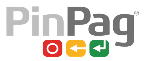 Logo da PinPag — meio de pagamento parceiro para parcelamento de débitos veiculares